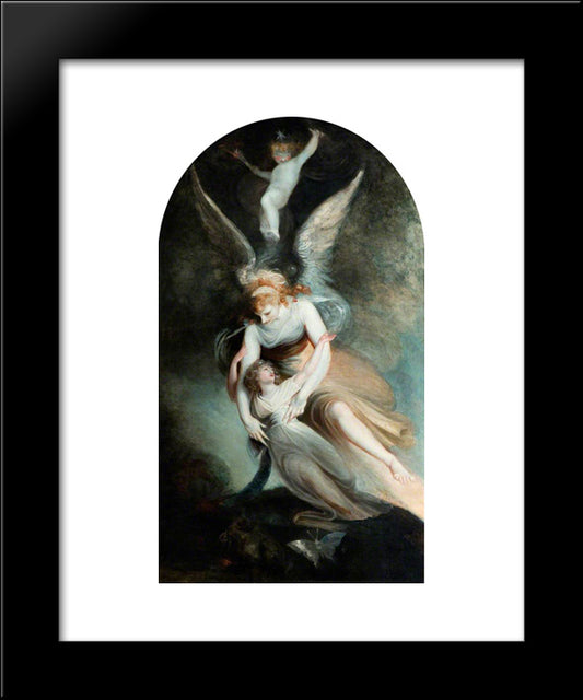 The Apothesis Of Penelope Boothby 20x24 Black Modern Wood Framed Art Print Poster by Fuseli, Henry