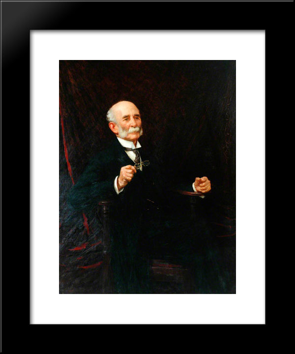 John Maddocks 20x24 Black Modern Wood Framed Art Print Poster by La Thangue, Henry Herbert