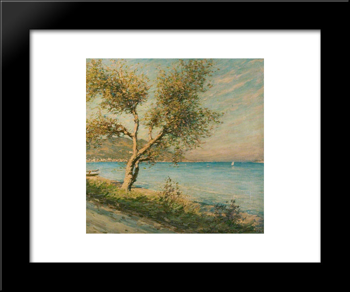 The Mulberry Tree 20x24 Black Modern Wood Framed Art Print Poster by La Thangue, Henry Herbert