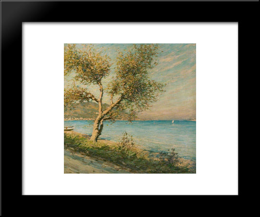 The Mulberry Tree 20x24 Black Modern Wood Framed Art Print Poster by La Thangue, Henry Herbert