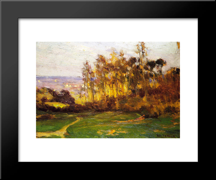 Edge Of The Forest 20x24 Black Modern Wood Framed Art Print Poster by Tanner, Henry Ossawa