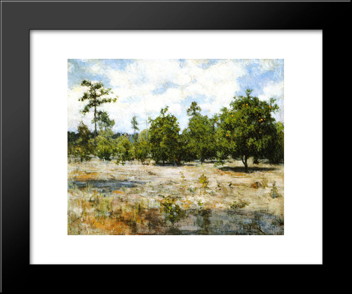 Florida 20x24 Black Modern Wood Framed Art Print Poster by Tanner, Henry Ossawa