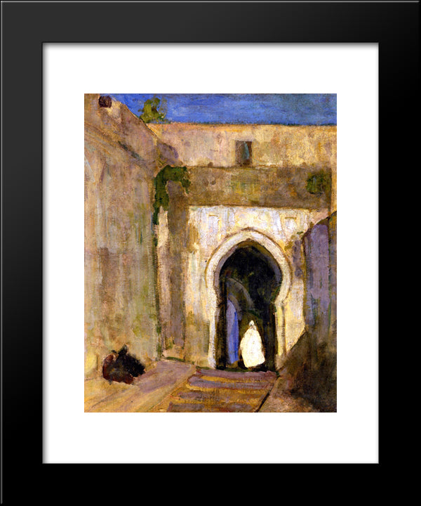 Gateway Tangier 20x24 Black Modern Wood Framed Art Print Poster by Tanner, Henry Ossawa