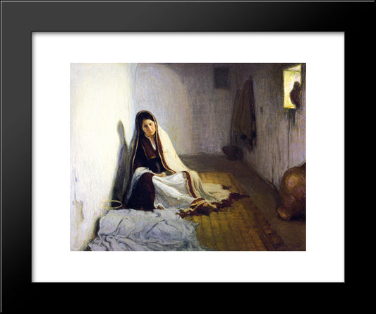 Mary 20x24 Black Modern Wood Framed Art Print Poster by Tanner, Henry Ossawa