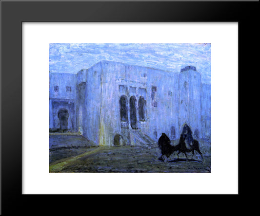 Palace Of Justice, Tangier 20x24 Black Modern Wood Framed Art Print Poster by Tanner, Henry Ossawa
