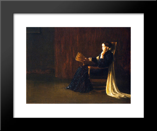 Portrait Of The Artist'S Mother 20x24 Black Modern Wood Framed Art Print Poster by Tanner, Henry Ossawa