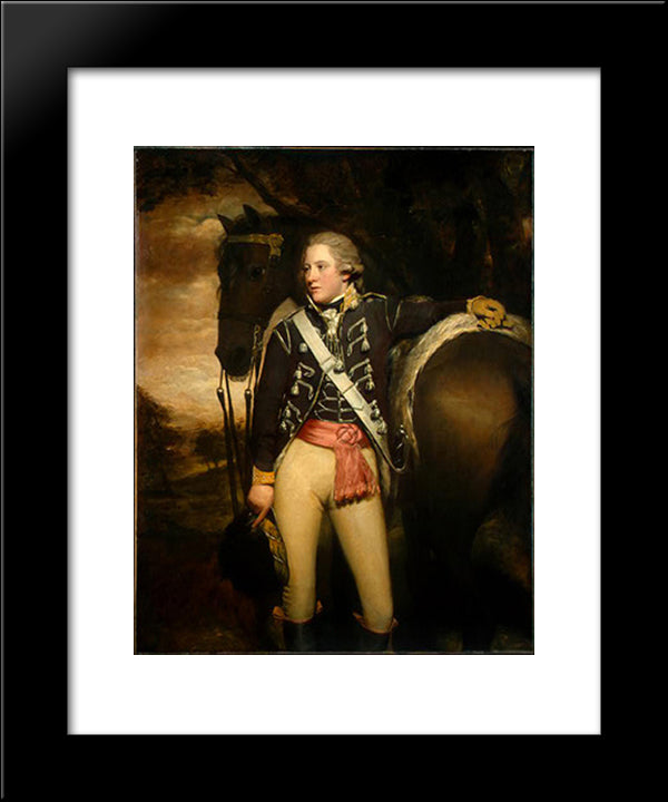 Captain Patrick Miller 20x24 Black Modern Wood Framed Art Print Poster by Raeburn, Henry