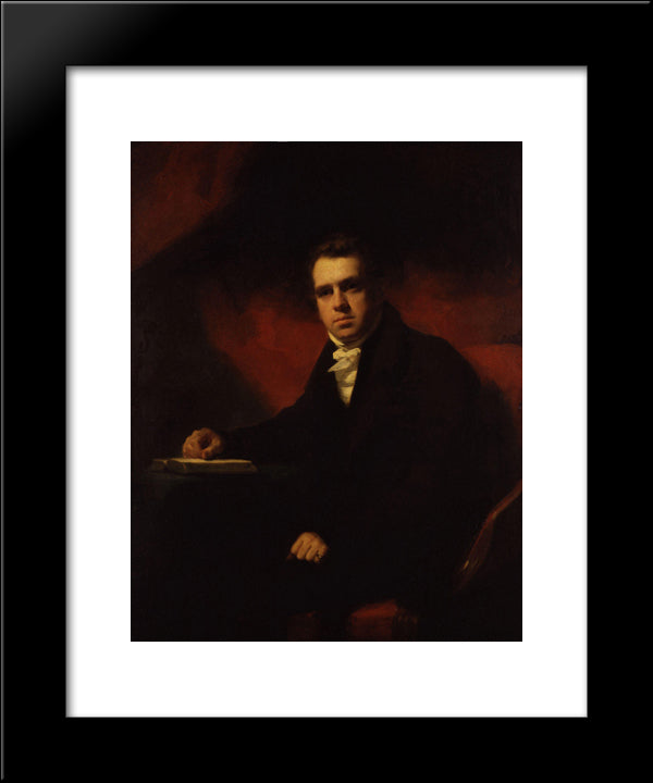 Francis Horner 20x24 Black Modern Wood Framed Art Print Poster by Raeburn, Henry