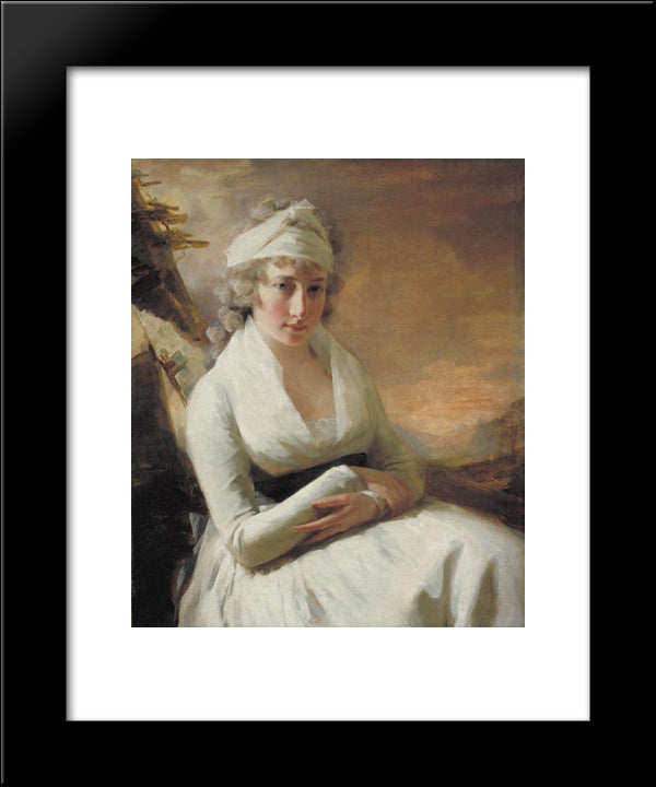 Jacobina Copland 20x24 Black Modern Wood Framed Art Print Poster by Raeburn, Henry