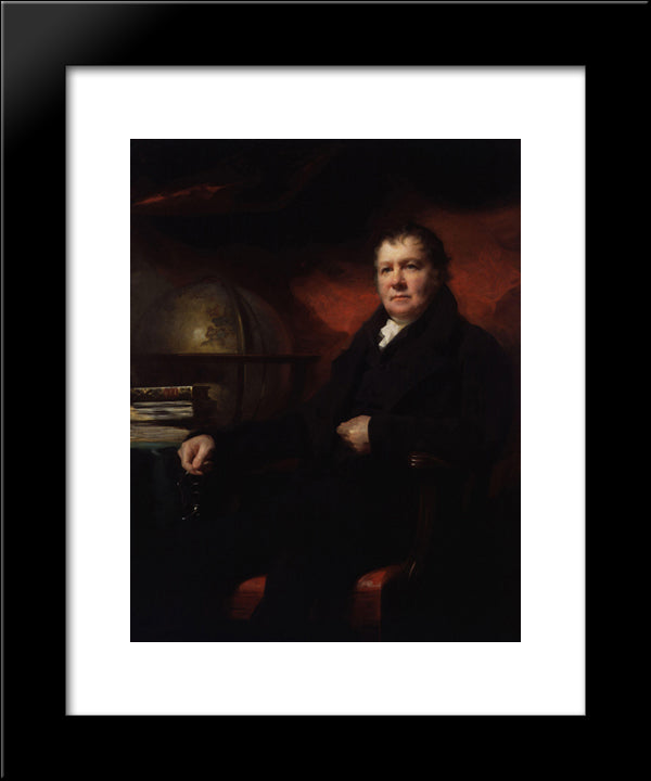 John Playfair 20x24 Black Modern Wood Framed Art Print Poster by Raeburn, Henry