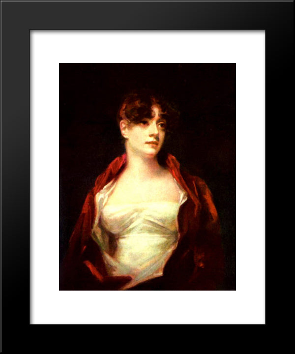 Mrs. Scott Moncrieff 20x24 Black Modern Wood Framed Art Print Poster by Raeburn, Henry