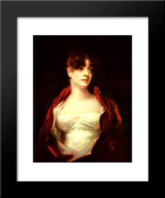 Mrs. Scott Moncrieff 20x24 Black Modern Wood Framed Art Print Poster by Raeburn, Henry