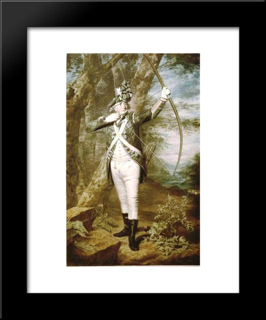 Nathaniel Spens 20x24 Black Modern Wood Framed Art Print Poster by Raeburn, Henry