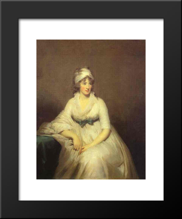 Portrait Of Isabella Mcleod, Mrs. James Gregory 20x24 Black Modern Wood Framed Art Print Poster by Raeburn, Henry