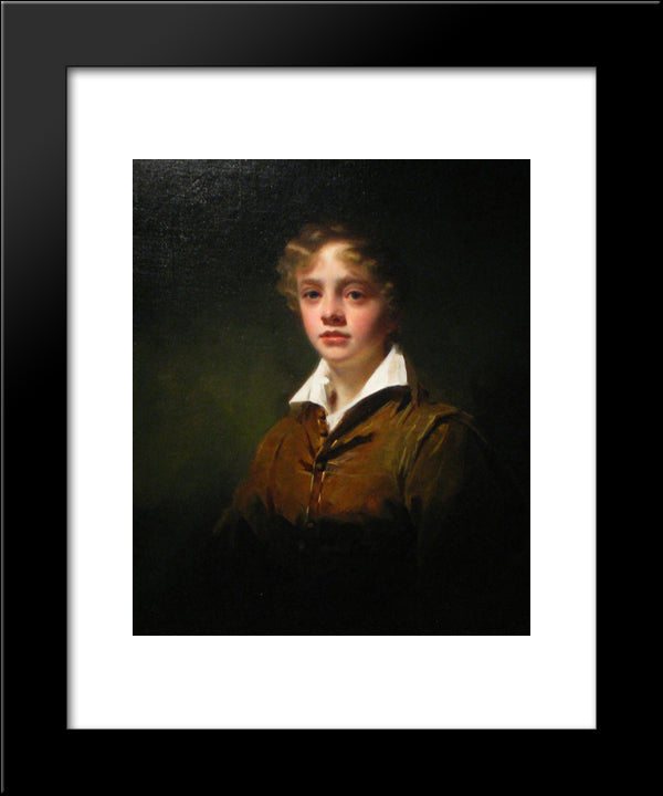 Portrait Of William Blair 20x24 Black Modern Wood Framed Art Print Poster by Raeburn, Henry
