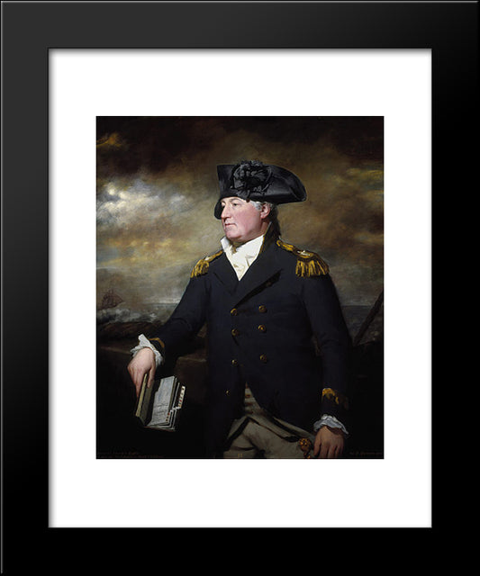 Rear-Admiral Charles Inglis 20x24 Black Modern Wood Framed Art Print Poster by Raeburn, Henry