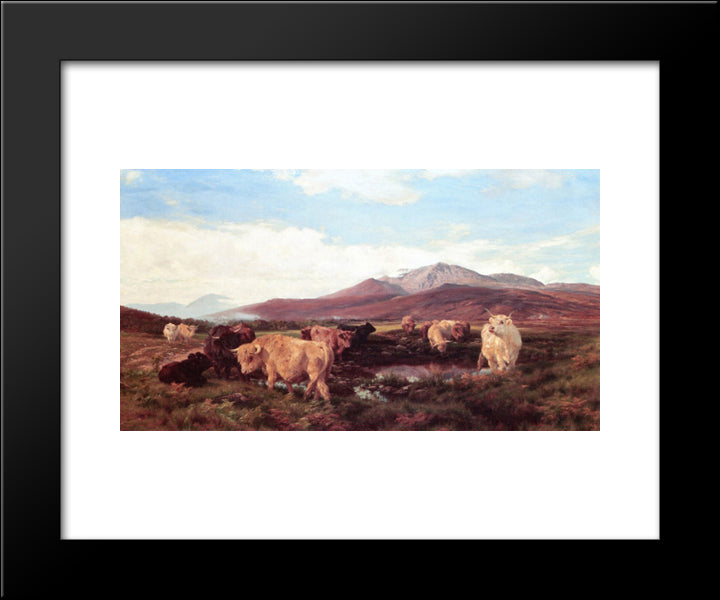 Ben Eay 20x24 Black Modern Wood Framed Art Print Poster by Davis, Henry William Banks