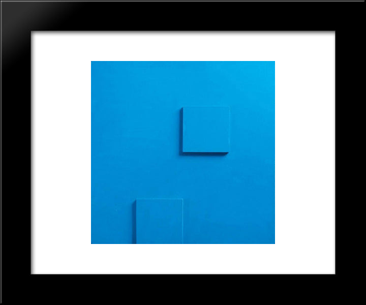 Relief Nr. 12 20x24 Black Modern Wood Framed Art Print Poster by Stazewski, Henryk