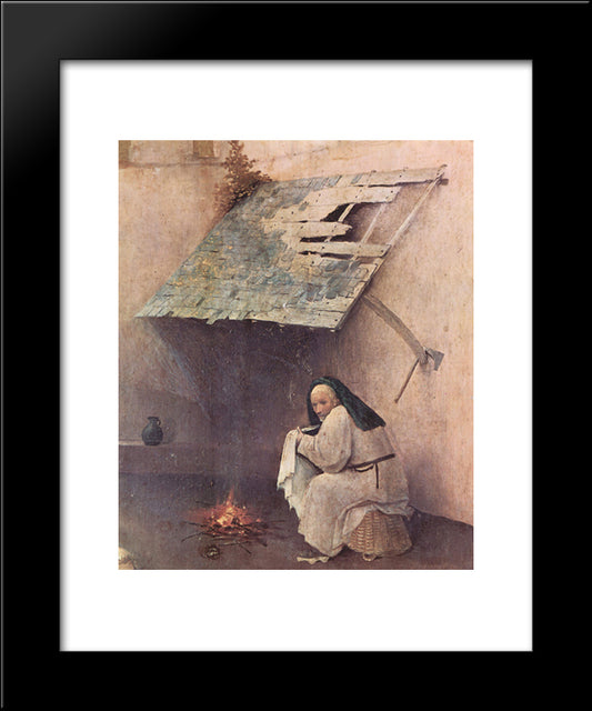 Adoration Of The Magi 20x24 Black Modern Wood Framed Art Print Poster by Bosch, Hieronymus