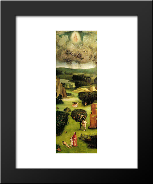 Last Judgement, Left Wing Of The Triptych 20x24 Black Modern Wood Framed Art Print Poster by Bosch, Hieronymus