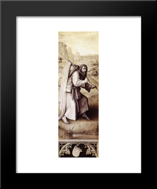 Triptych Of Last Judgement 20x24 Black Modern Wood Framed Art Print Poster by Bosch, Hieronymus