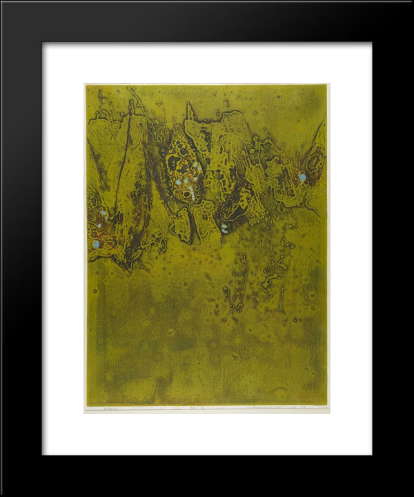 Popox 20x24 Black Modern Wood Framed Art Print Poster by Tajima, Hiroyuki