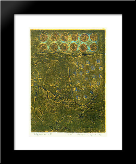 Rhizome 20x24 Black Modern Wood Framed Art Print Poster by Tajima, Hiroyuki