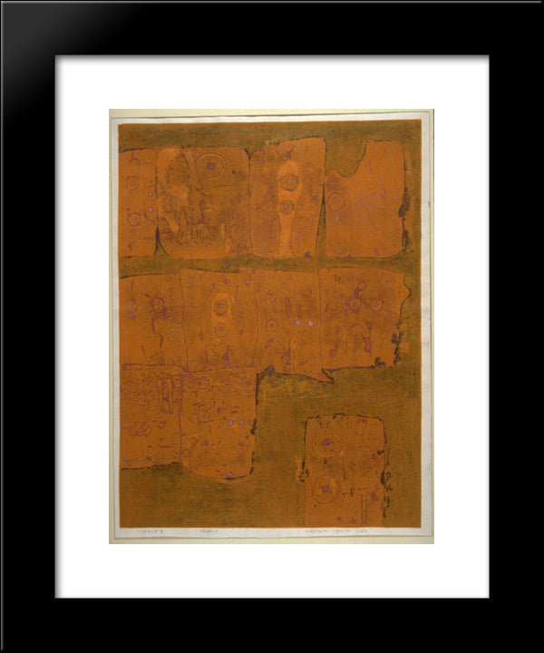 Tsunagagia 20x24 Black Modern Wood Framed Art Print Poster by Tajima, Hiroyuki