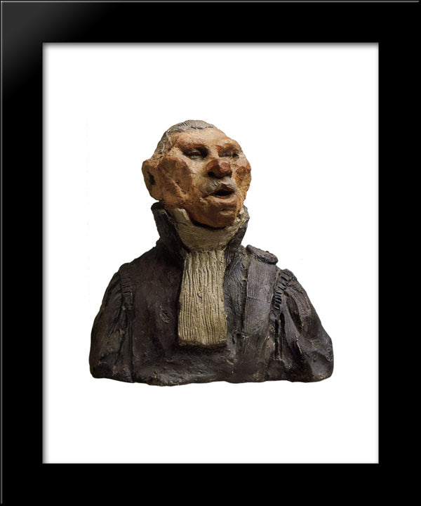 Andre-Marie-Jean-Jacques Dupin, Also Called Dupin The Elder (1783-1865), Deputy, Lawyer, Academician 20x24 Black Modern Wood Framed Art Print Poster by Daumier, Honore