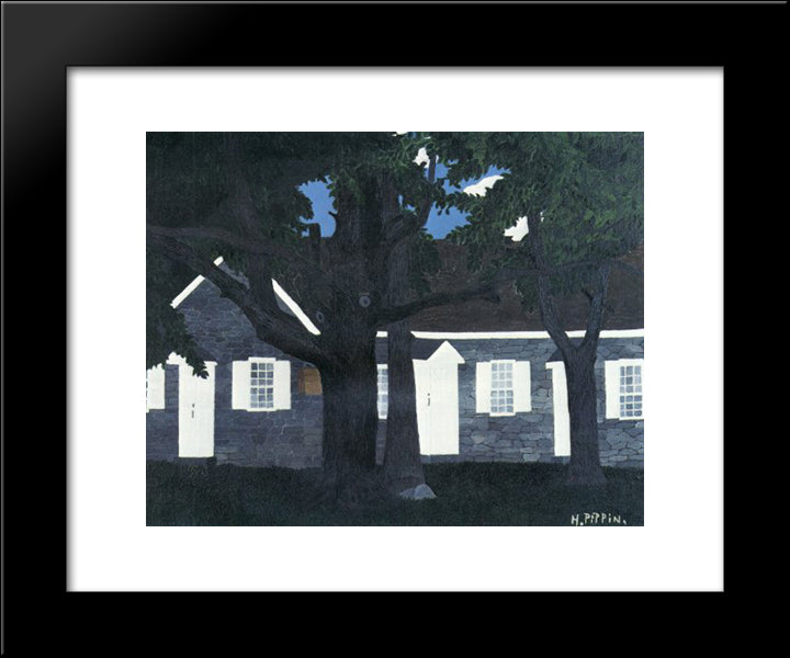 Birmingham Meeting House Iii 20x24 Black Modern Wood Framed Art Print Poster by Pippin, Horace