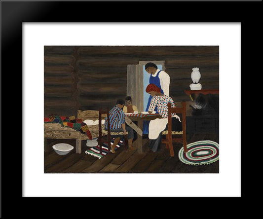 Giving Thanks 20x24 Black Modern Wood Framed Art Print Poster by Pippin, Horace