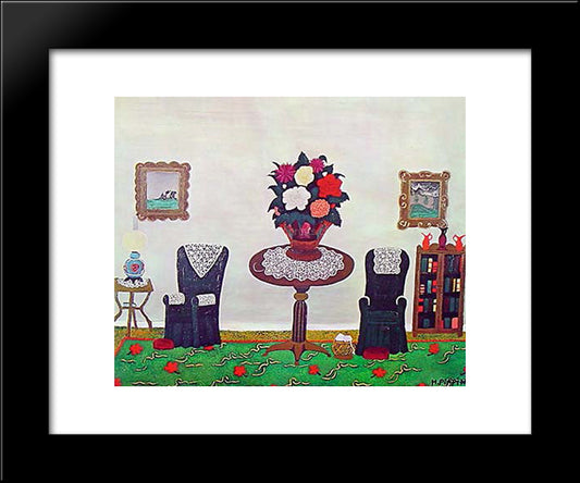 Victorian Interior 20x24 Black Modern Wood Framed Art Print Poster by Pippin, Horace