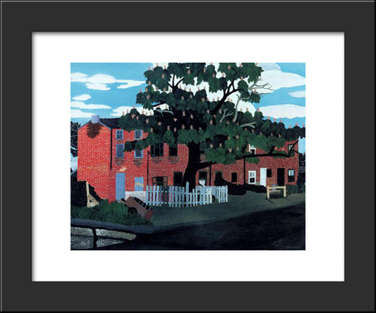 West Chester, Pennsylvania 20x24 Black Modern Wood Framed Art Print Poster by Pippin, Horace