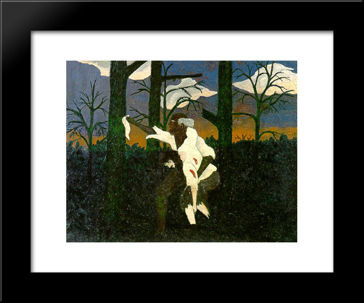 Zachariah 20x24 Black Modern Wood Framed Art Print Poster by Pippin, Horace