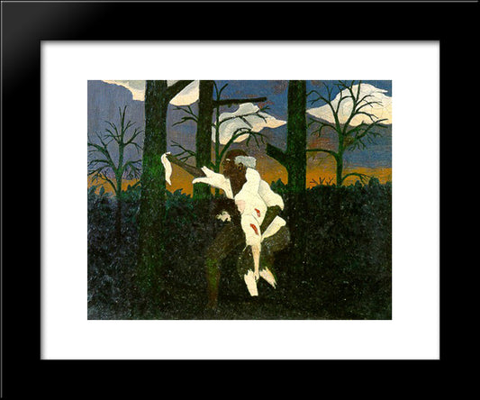 Zachariah 20x24 Black Modern Wood Framed Art Print Poster by Pippin, Horace