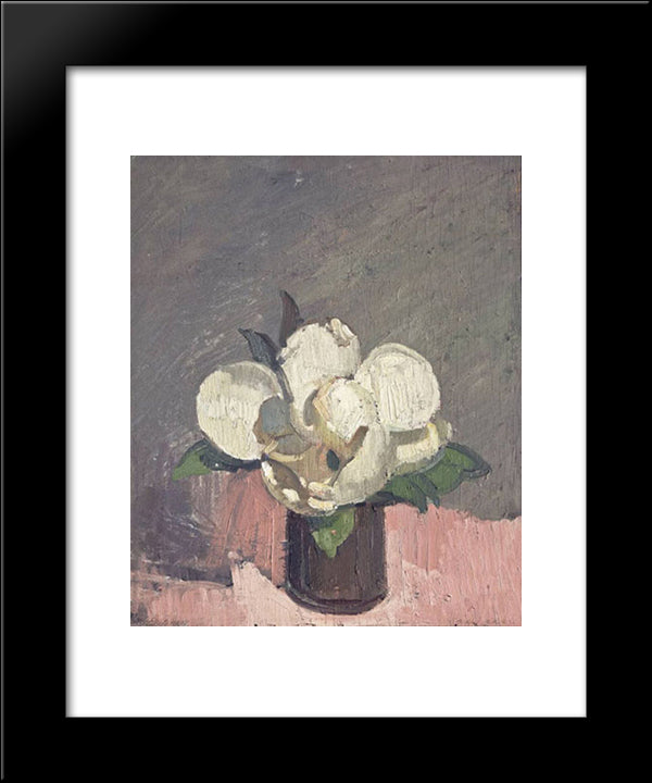 Magnolia 20x24 Black Modern Wood Framed Art Print Poster by Trenerry, Horace