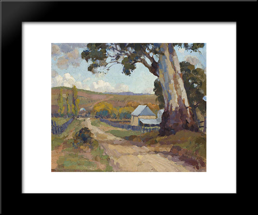 Mt. Barker 20x24 Black Modern Wood Framed Art Print Poster by Trenerry, Horace