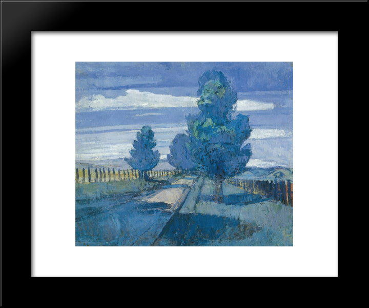 The Pines 20x24 Black Modern Wood Framed Art Print Poster by Trenerry, Horace