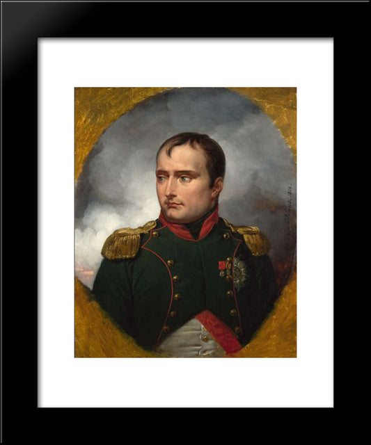 The Emperor Napoleon I 20x24 Black Modern Wood Framed Art Print Poster by Vernet, Horace