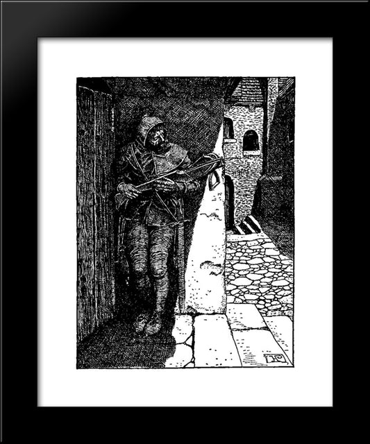 Otto Of The Silver Hand 20 20x24 Black Modern Wood Framed Art Print Poster by Pyle, Howard