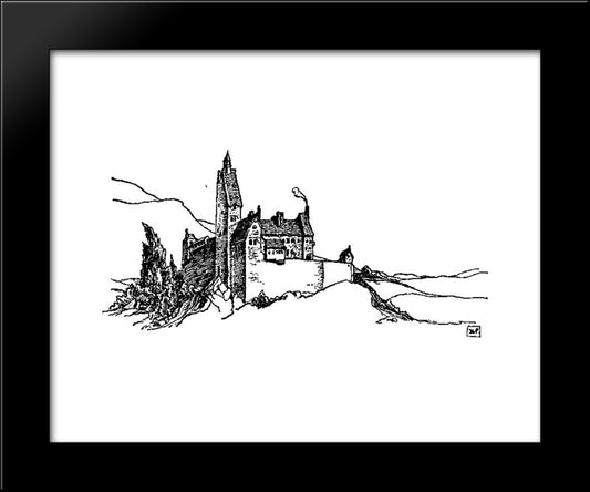 Otto Of The Silver Hand 22 20x24 Black Modern Wood Framed Art Print Poster by Pyle, Howard