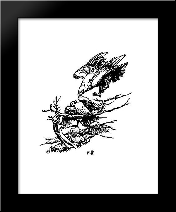 Otto Of The Silver Hand 27 20x24 Black Modern Wood Framed Art Print Poster by Pyle, Howard
