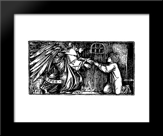 Otto Of The Silver Hand 33 20x24 Black Modern Wood Framed Art Print Poster by Pyle, Howard