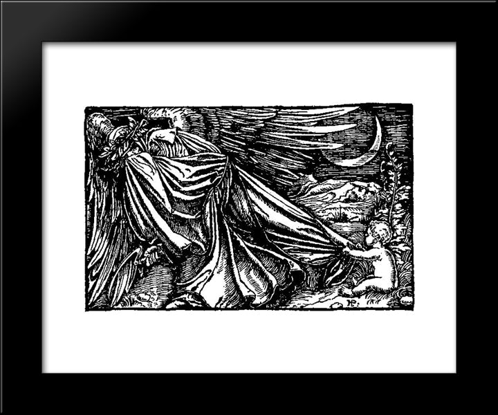 Otto Of The Silver Hand 6 20x24 Black Modern Wood Framed Art Print Poster by Pyle, Howard