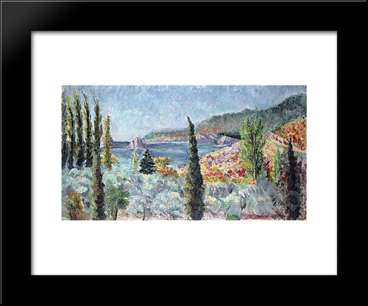 Coast Of The Crimea 20x24 Black Modern Wood Framed Art Print Poster by Mashkov, Ilya