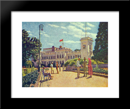 Crimea. Livadia 20x24 Black Modern Wood Framed Art Print Poster by Mashkov, Ilya