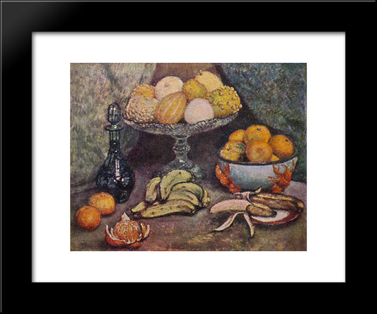 Fruits 20x24 Black Modern Wood Framed Art Print Poster by Mashkov, Ilya