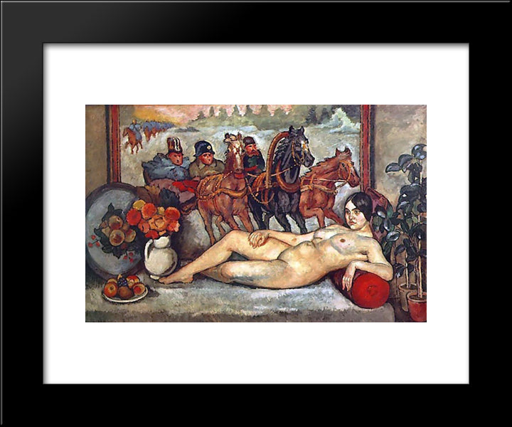 Russian Venus 20x24 Black Modern Wood Framed Art Print Poster by Mashkov, Ilya