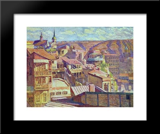 Tbilisi. Maidan 20x24 Black Modern Wood Framed Art Print Poster by Mashkov, Ilya