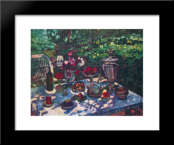 Uncleared Table 20x24 Black Modern Wood Framed Art Print Poster by Mashkov, Ilya